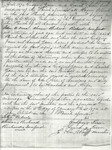 Godfrey and Laura Jason Marriag Licence pg. 3