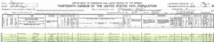 1910 US Census Gabe Ruben